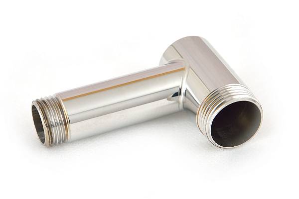 Уголок для полотенцесушителя Стилье нержавеющая сталь G 3/4 HP - G 1/2 HP L-60 мм 00100-3412