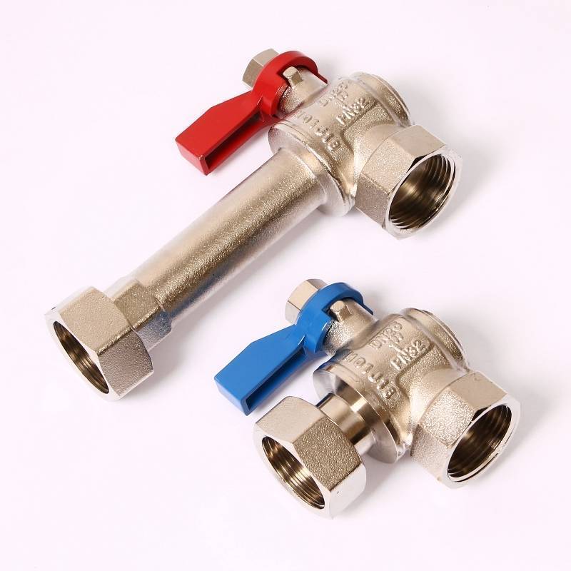 Комплект угловых кранов REHAU для коллекторов HKV/HLV 1 НН с накидной гайкой 2 шт 13152241001