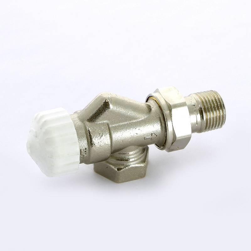 Вентиль термостатический Uni-Fitt угловой-осевой HB 1/2 никелированный 163N2000