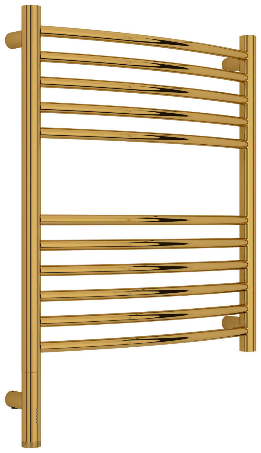 Полотенцесушитель электрический Сунержа Богема 3.1 выгнутая 50х60 см левый золото глянец 03-6002-6050