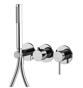 Смеситель для душа встраиваемый FIMA Carlo Frattini Spillo Up на 2 потребителя хром F3049WX8CR