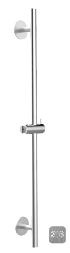 Штанга для душа, Almar, 316 Stainless Steel, 900, цвет-316 Stainless Steel