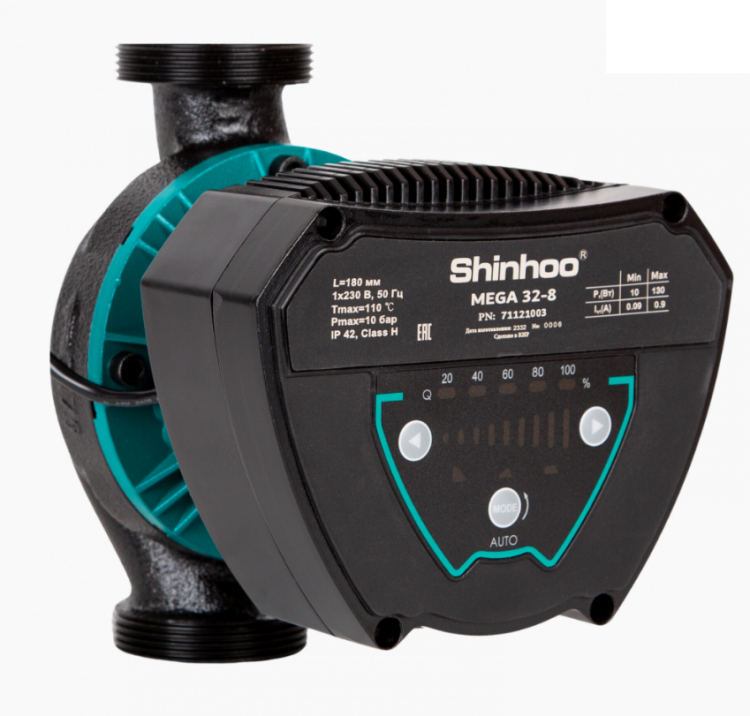 Насос циркуляционный Hogert Technik MEGA 32-8 1x230 В 71121003