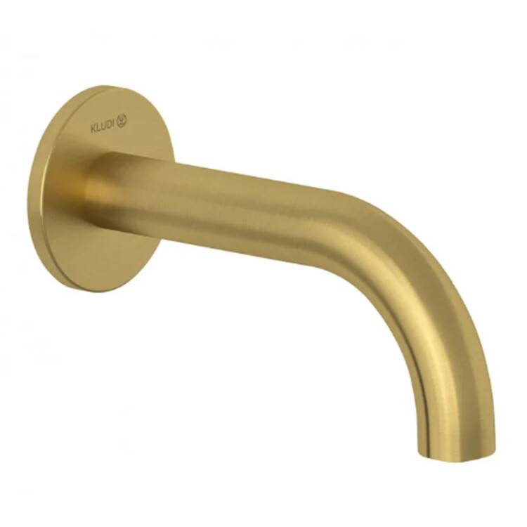 Излив для ванны Kludi BOZZ настенный золото брашированное 38505N0
