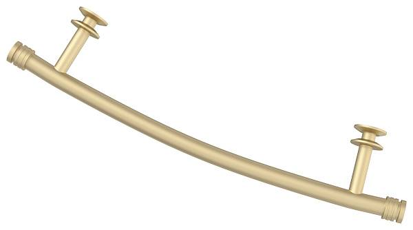 Полка выгнутая Сунержа 435x100x34 мм матовая шампань 022-2011-0370