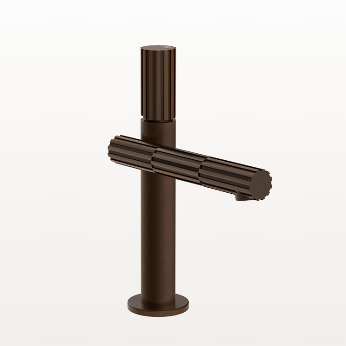 Смеситель для раковины Gessi Incastri на раковину Dark Bronze 75002845