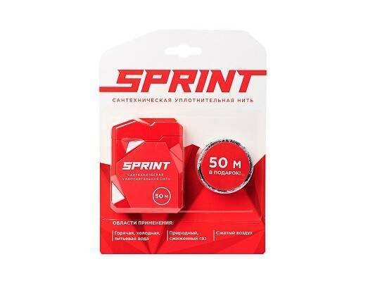 Уплотнительная нить Рекорд Sprint 50 м 61012