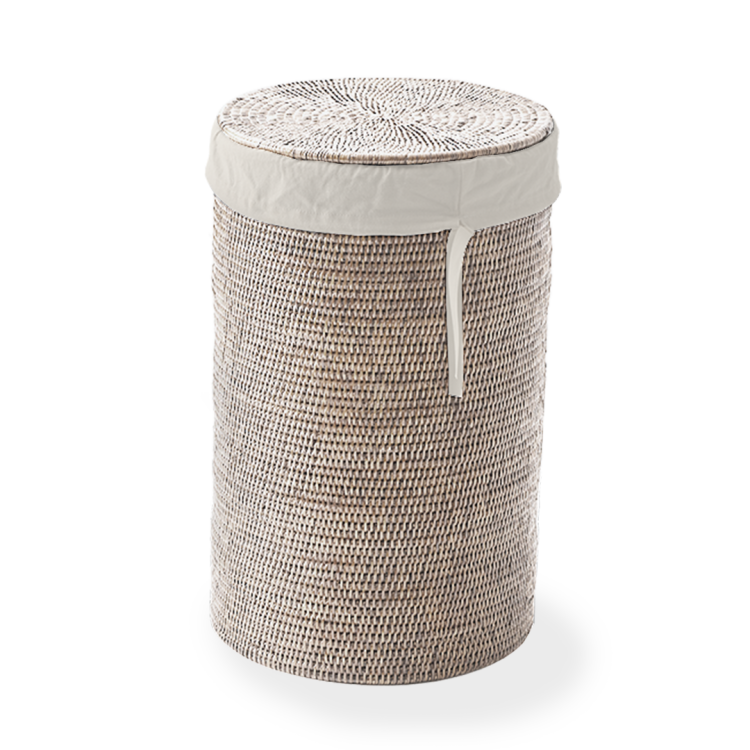 Корзина для белья Decor Walther BASKET WB SMALL 340x340x550 мм светлый ротанг 0936591