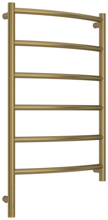 Полотенцесушитель электрический Сунержа Галант 3.1 800x500 мм МЭМ нижнее слева золотой шёлк 3260008050