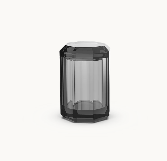 Емкость Decor Walther Kristall 90x90x140 мм антрацит 0931494