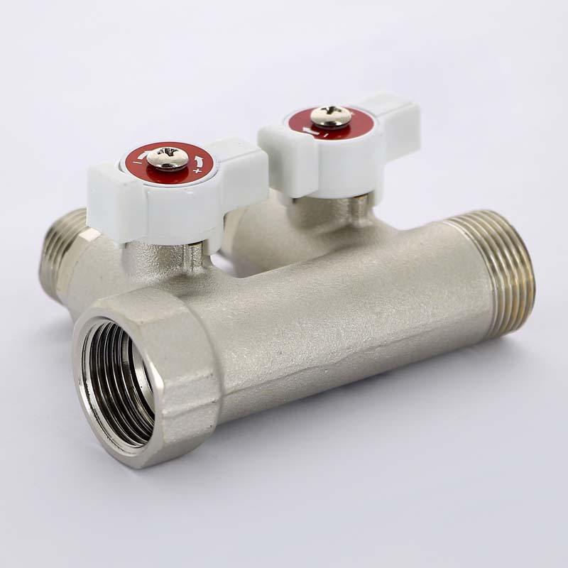 Коллектор с шаровыми кранами Uni-Fitt 3/4х1/2 2 выхода 40 мм 420N3220