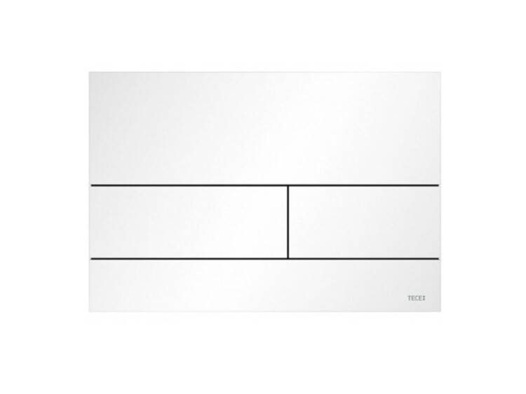Панель смыва для унитаза TECE TECEsquare II металлическая белый матовый 9240834