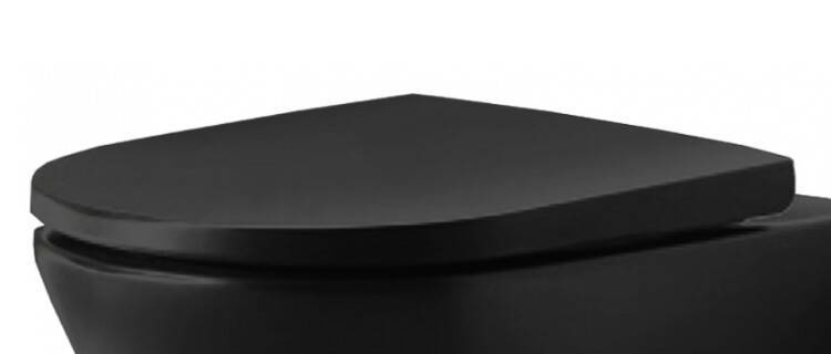 Сиденье для унитаза Duravit D-Neo с микролифтом антрацит матовый 0021691394