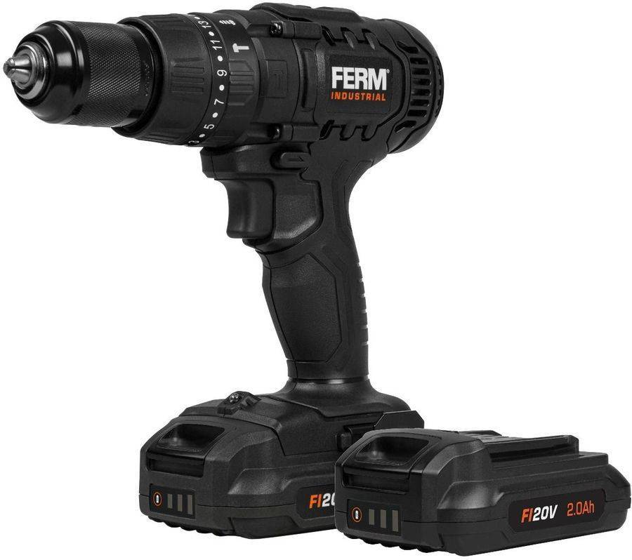 Дрель-шуруповерт аккумуляторная Ferm Industrial CDMP 20 В CDMP