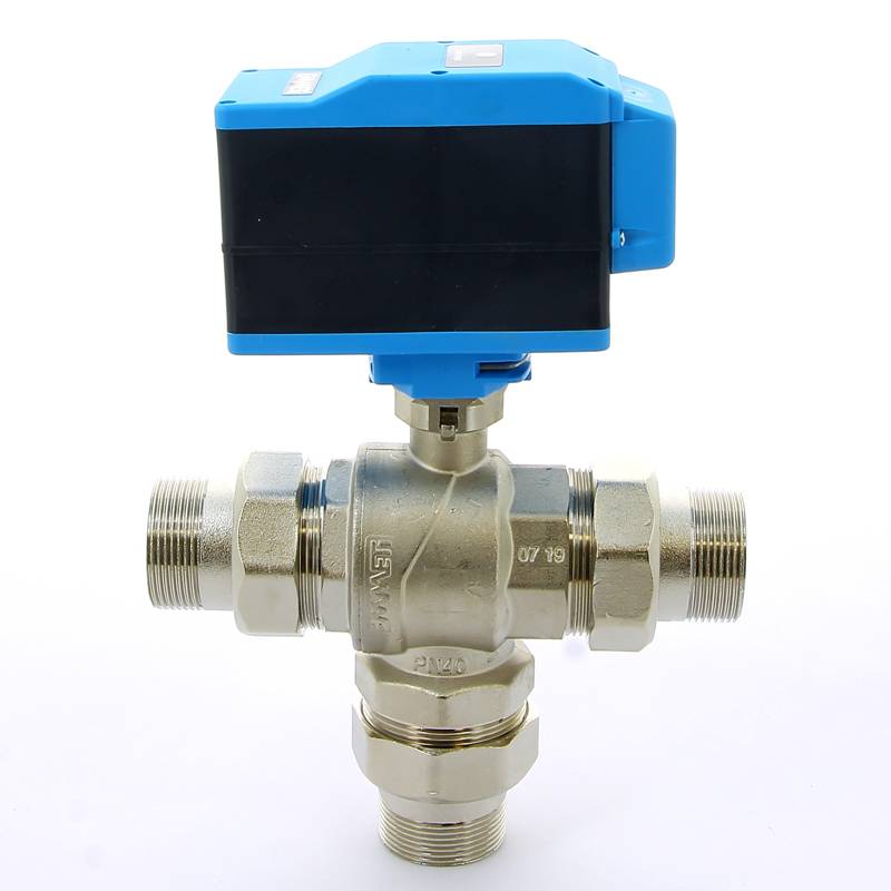 Кран шаровой трехходовой Emmeti MODULO PLUS с сервоприводом 1 1/2 НН 01425712