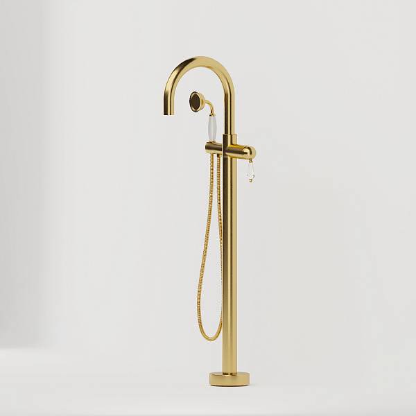 Смеситель для ванны с душем напольный Boheme Imperiale золото 289-SW