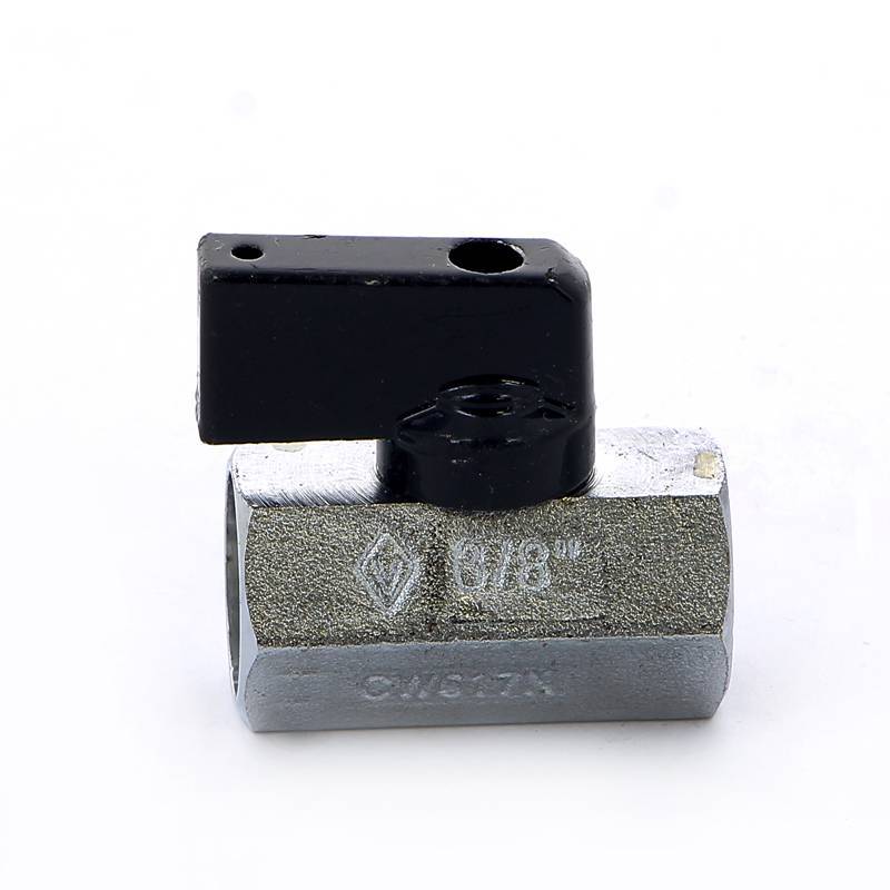 Кран шаровой мини Bugatti KANSAS ВВ флажок 3/8 08000010