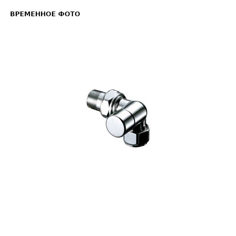 Вентиль запорный трехосевой правосторонний FAR 1/2 гайка M24x19 серебро FL 0126 12P