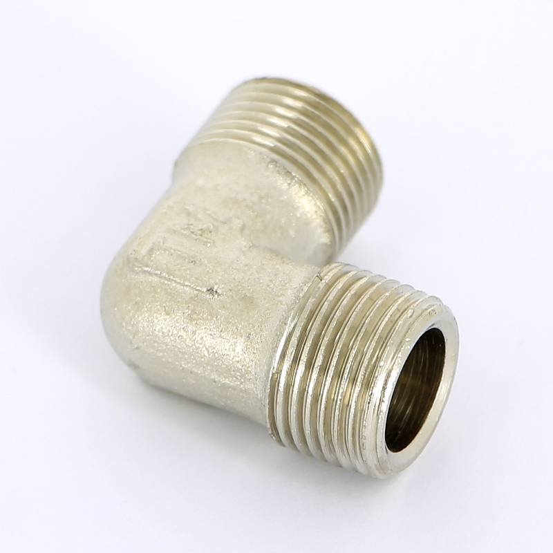 Угольник резьбовой Tiemme 3/8 Н-Н никелированный 1500625