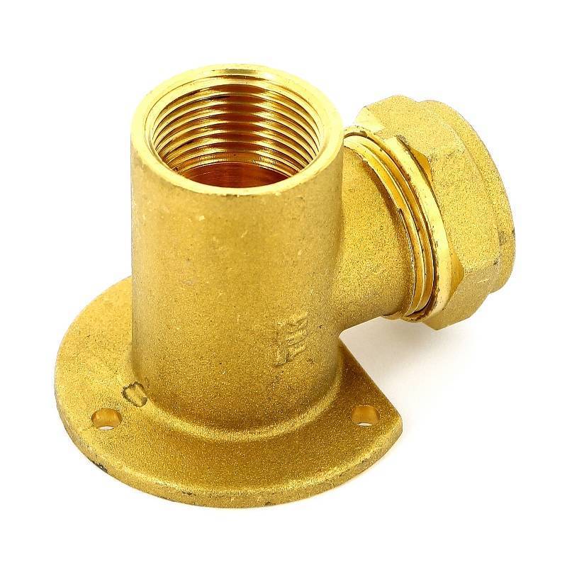 Водорозетка обжимная Tiemme 22x3/4 ВР латунь 1100084