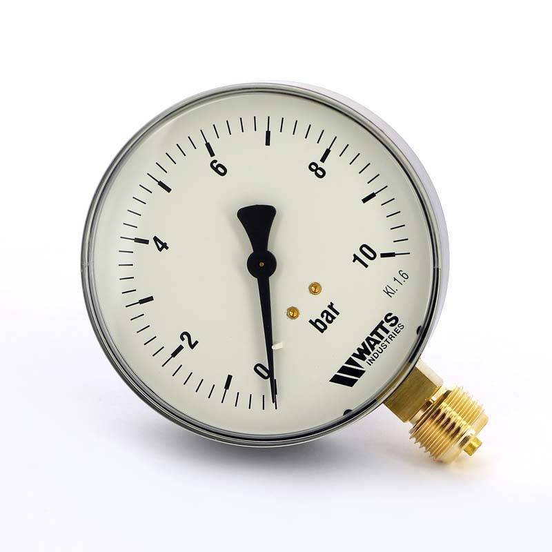 Манометр радиальный Watts F+R250 100 мм 1/2 10 бар 10008078