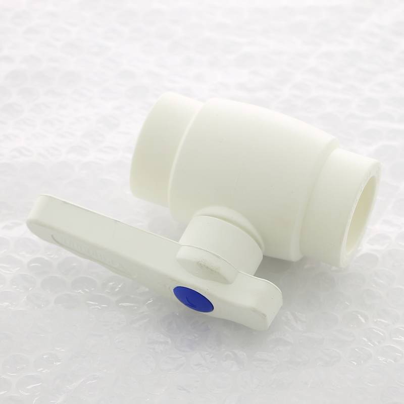 Кран шаровой PPR Pro Aqua Standart 32 мм белый с ручкой PA44012