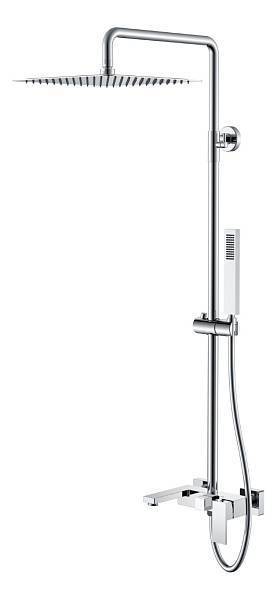 Душевая стойка Boheme Qubic хром 478-CR