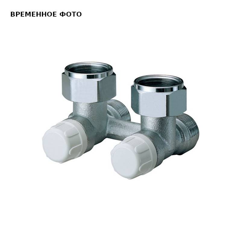 Узел радиаторный угловой FAR M24 x 19 с регулируемым байпасом FV 1422