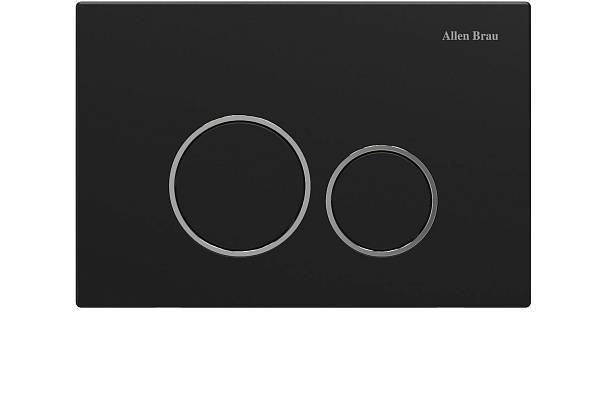 Клавиша смыва Allen Brau Priority 24,5x16,5 см черный 9.20001.31
