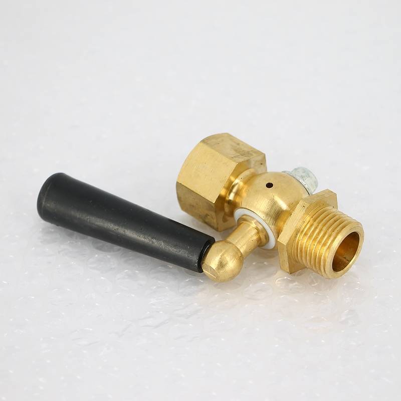 Кран для манометра Росма НВ G1/2 ручка черная 6159