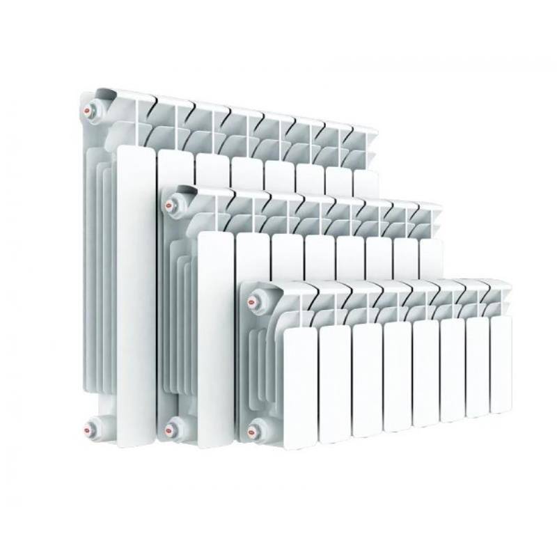 Радиатор биметаллический Rifar Base 350 10 секций нижнее правое подключение R35010НПП