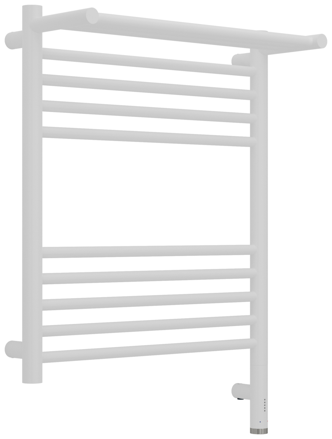 Полотенцесушитель электрический Сунержа Богема 3.1 с 1 полкой 500x600 мм правый белый матовый 30-6007-6050