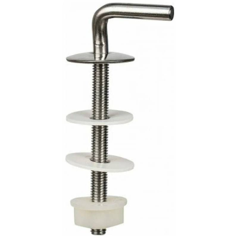 Комплект крепежа Wirquin для сиденья унитаза универсальный нержавеющая сталь 10981439