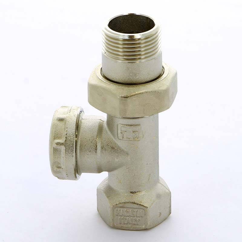 Вентиль радиаторный обратный угловой Tiemme 3/4 НВ 3330004