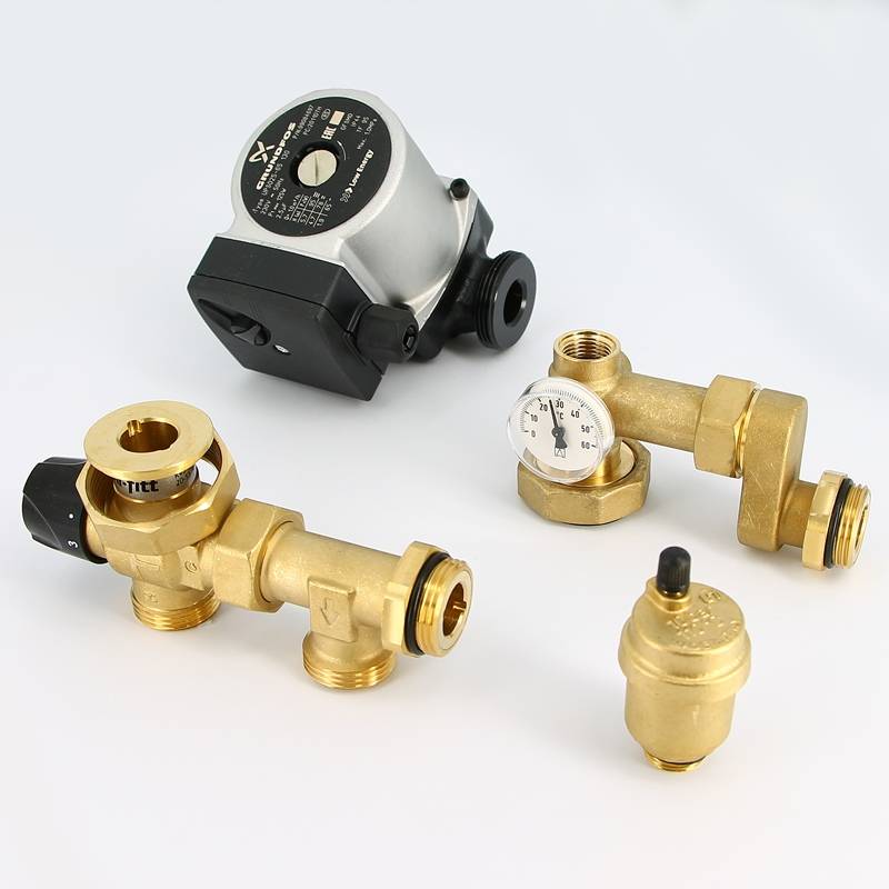 Насосная группа Uni-Fitt DN25 с насосом Grundfos UPSO 25-65 180 490G2500