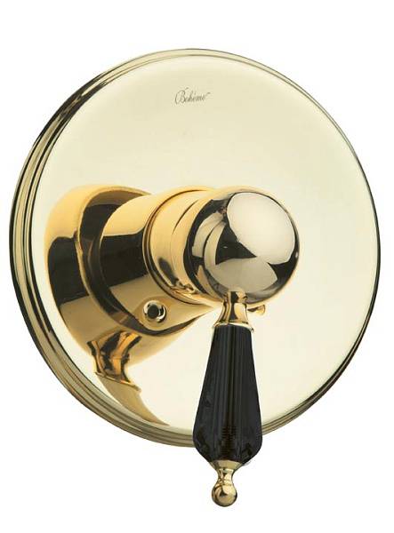 Смеситель для душа встраиваемый Boheme Tradizionale Nero золото 255