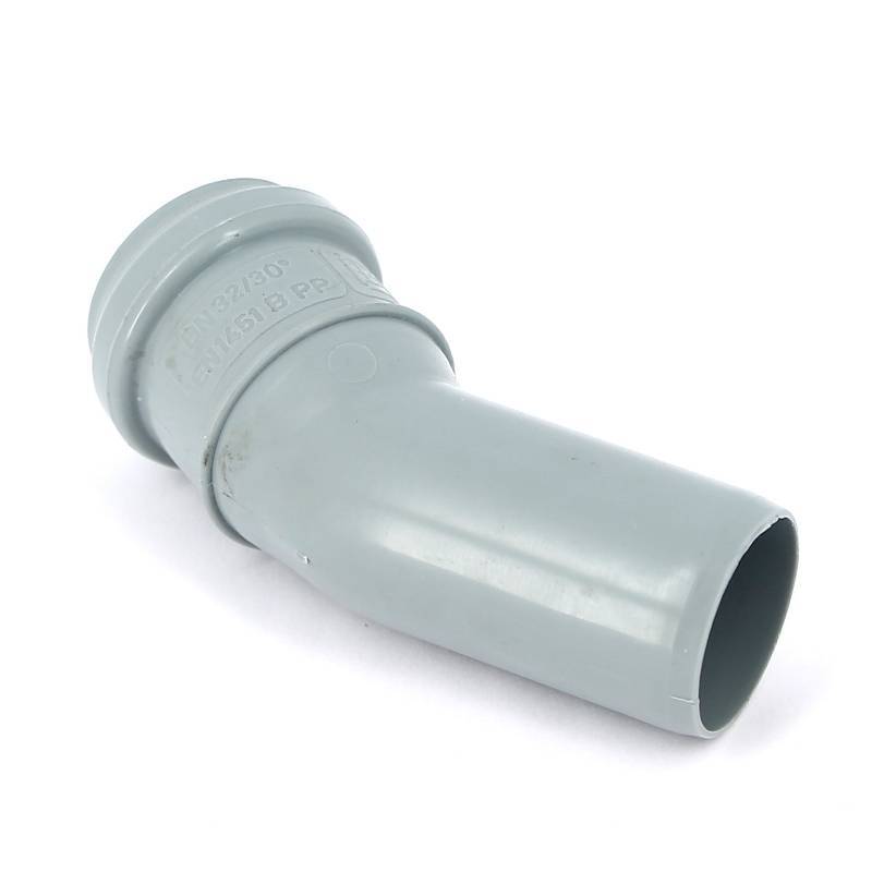 Отвод канализационный Sinikon Стандарт 32 мм 30° 504003.R