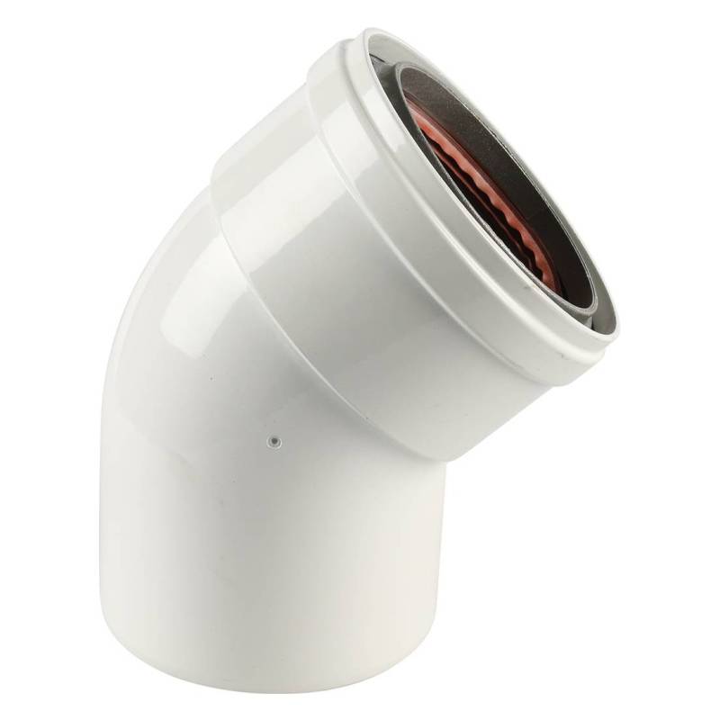 Отвод Baxi 45° d=80 мм для труб с изоляцией KHG71410521