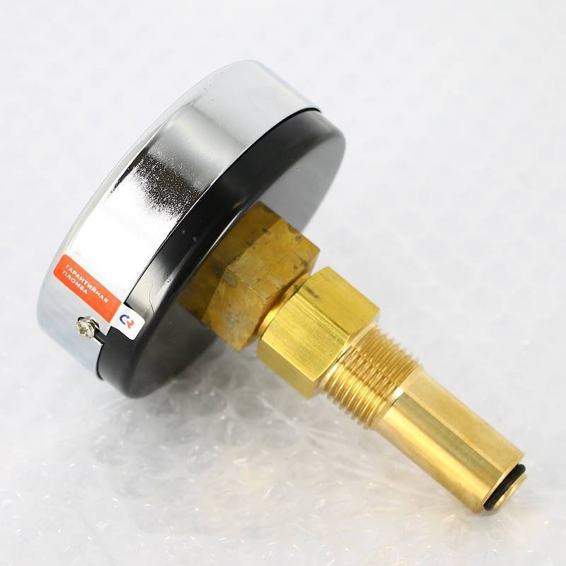 Термоманометр аксиальный Росма ТМТБ-31Т.1 80 мм 16 бар 150 °C G1/2 00000002296