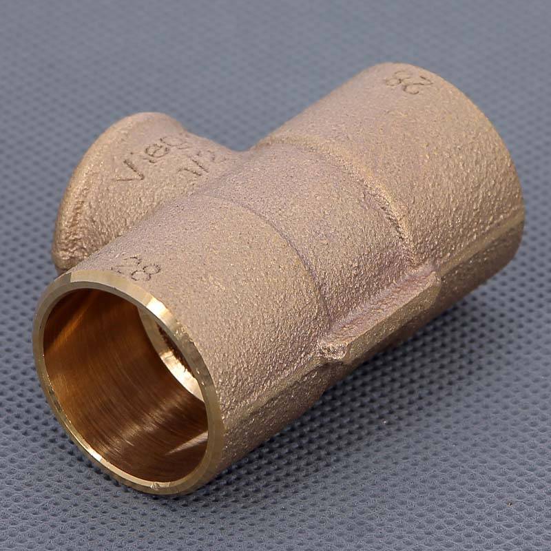 Тройник бронзовый под пайку Viega 28х1/2 ВР 103453