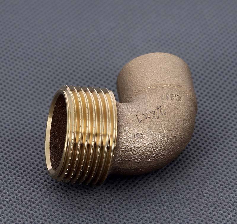 Угол 90° бронзовый Viega пайка-НР 22х1 144067