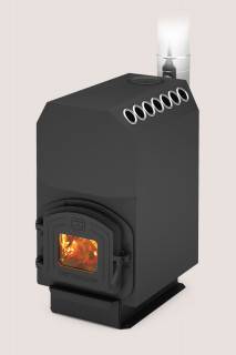 Отопительная печь Теплодар ТОП-модель-200 с чугунной дверцей АПО.06.000.00