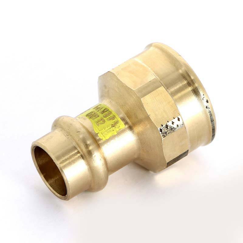 Муфта пресс с внутренней резьбой Viega Profipress G 15x3/4 бронза 346386