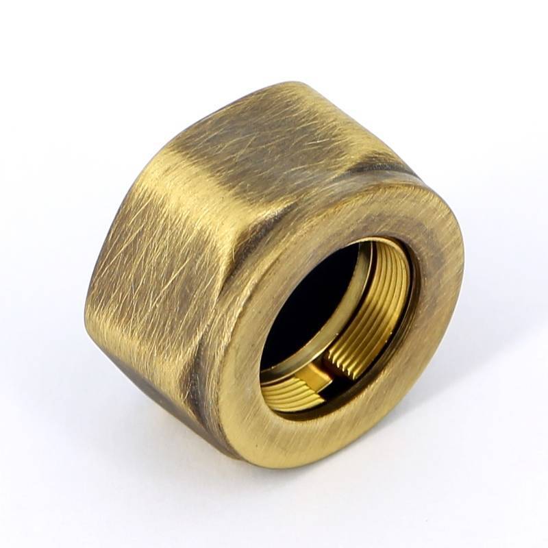 Соединитель обжимной Carlo Poletti 16 x M24x19 ВР для медных труб бронза A33110MA