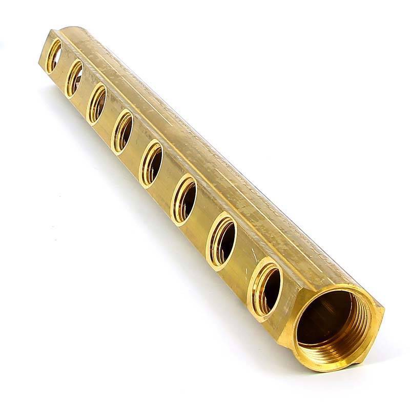 Коллектор магистральный Tiemme 1970 1 ВВ 8 выходов 1/2 ВР межосевое 50 мм 1970006