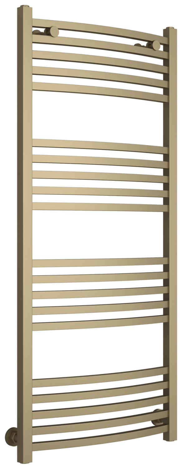 Полотенцесушитель водяной Сунержа Аркус 550x1207 мм золотой шёлк матовый 32-0251-1250