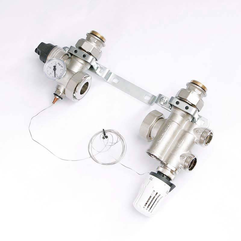 Насосно-смесительная группа Uni-Fitt SoloMix X 1 с накидной гайкой без насоса 473F0000