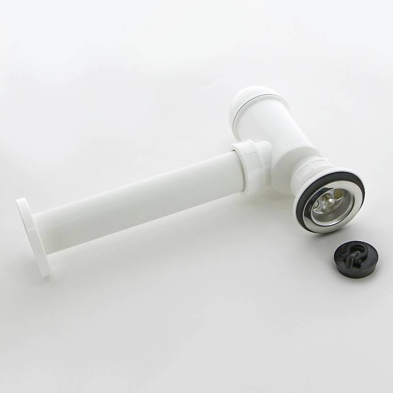 Сифон для раковины Alcaplast A41 бутылочный 1 1/4 x 40 мм с решеткой 63 мм белый A41