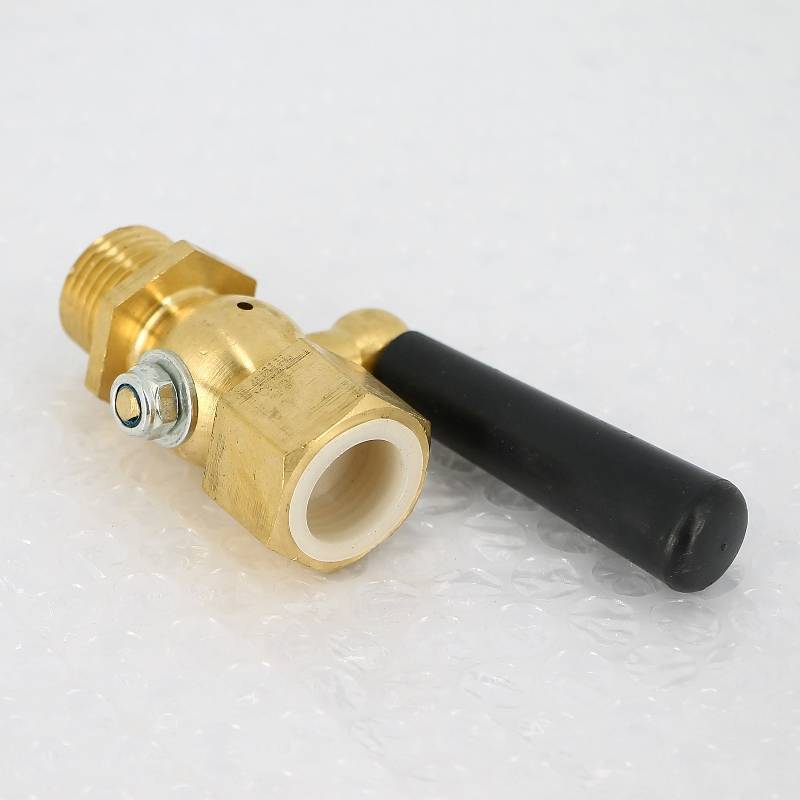 Кран для манометра Росма НВ G1/2 ручка черная 6159