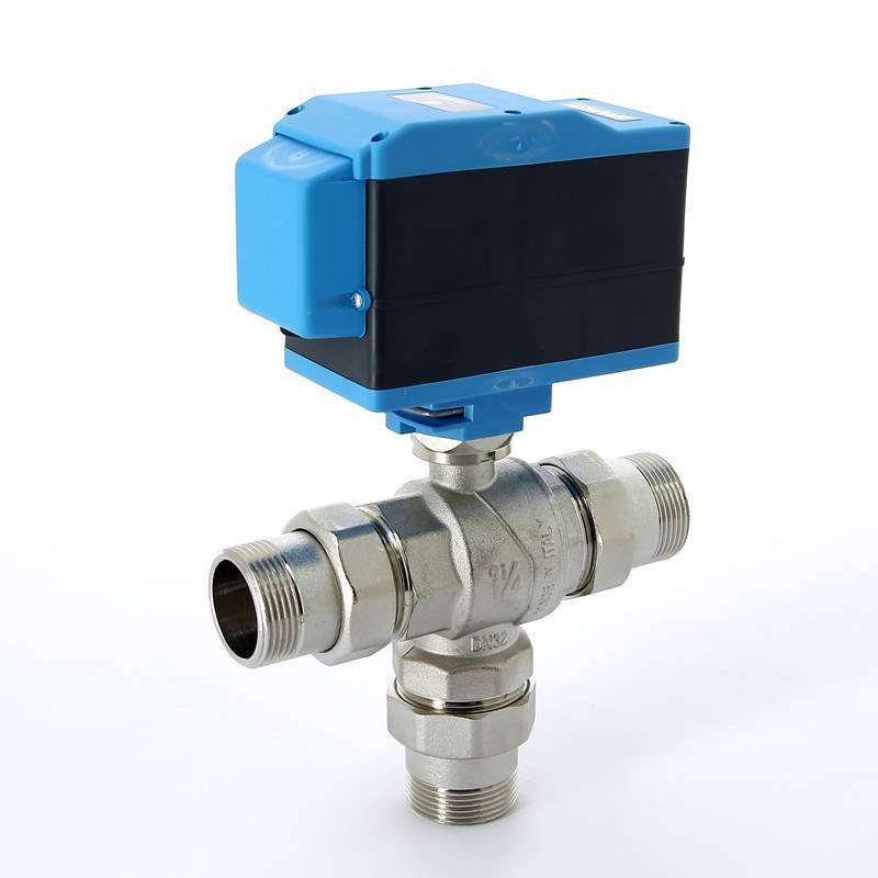 Кран шаровой трехходовой Emmeti MODULO PLUS с сервоприводом 1 1/4 НН 01425710